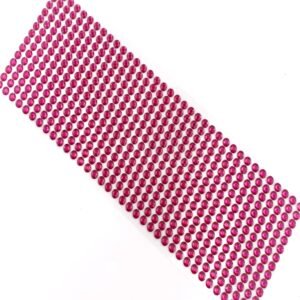 Adhesive Rhinestones Hot pink