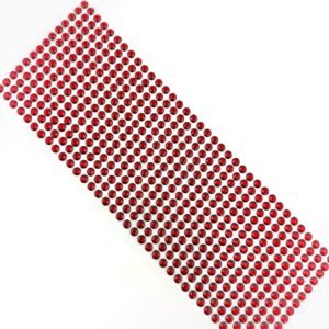 Adhesive rhinestones hot red