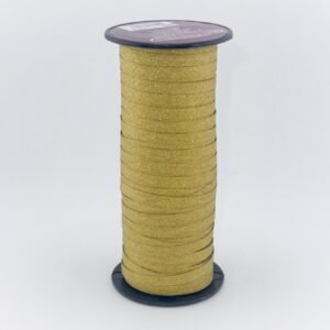 Gold diamond dust curling ribbon 3/16 x 50yds