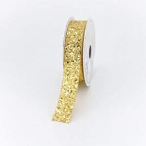 Ribbon - Sparkly Sequins 7/8 (#5) 10yds - Gold