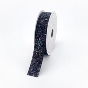 Ribbon - Sparkly Sequins 7/8 (#5) 10yds - Black