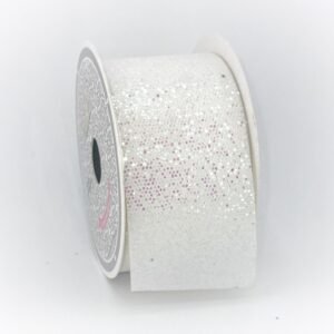 Ribbon - Mini Honeycomb Sequins - 2 inch (#16) 10yds - White Iridescent