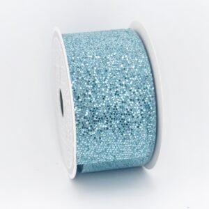 Ribbon - Mini Honeycomb Sequins - 2 inch (#16) 10yds - Light Blue