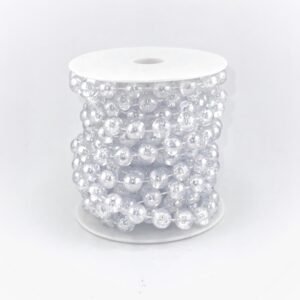 Bead - Faux Pearl String 10mm 5yds - Iridescent
