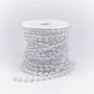 Bead - Faux Pearl String 8mm 10yds - Iridescent