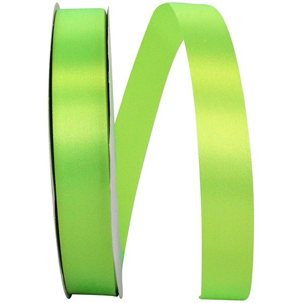 Satin cirtus green ribbon #5 100 yard roll