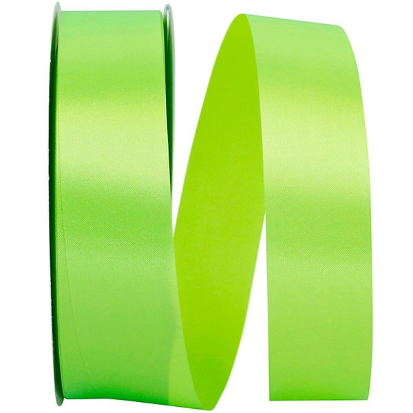 Satin cirtus green ribbon #9 100 yard roll