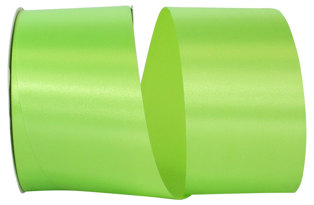 Satin cirtus green ribbon #40 50 yard roll