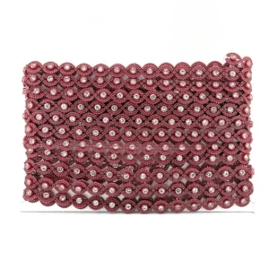 Garland - Small Rhinestone Infinity - 10 yds - Burgundy