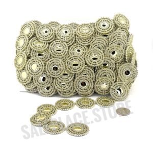 Garland - Circle Garland (1.4 inch) - 10yds - Metallic Gold