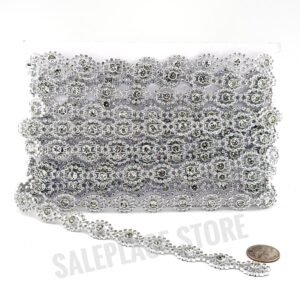 oval-garland-w/stone-silver