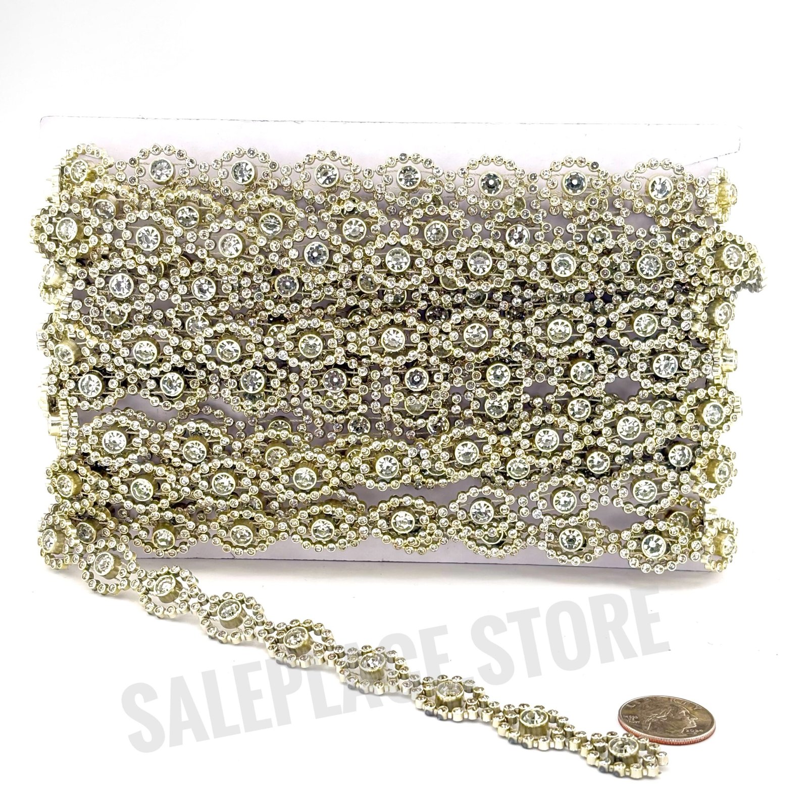oval-garland-w/stone-gold