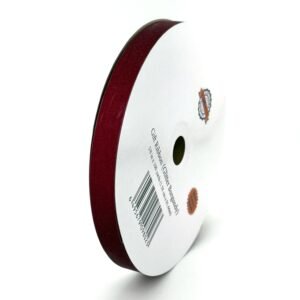 Ribbon - Diamond Dust - #3 (5/8") x 100 yds - Burgundy