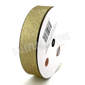 Ribbon - Diamond Dust - #9 (1/12 inch) x 100 yds - Champagne