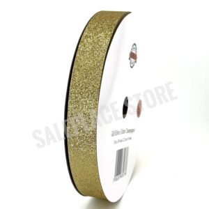Ribbon - Diamond Dust - #5 (7/8 inch) x 100 yds - Champagne
