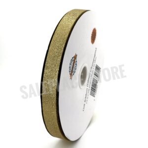 Ribbon - Diamond Dust - #3 (5/8 inch) x 100 yds - Champagne