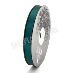 Ribbon - Satin Acetate (Silver Label) - #3 - 9/16" x 100 yds - Teal