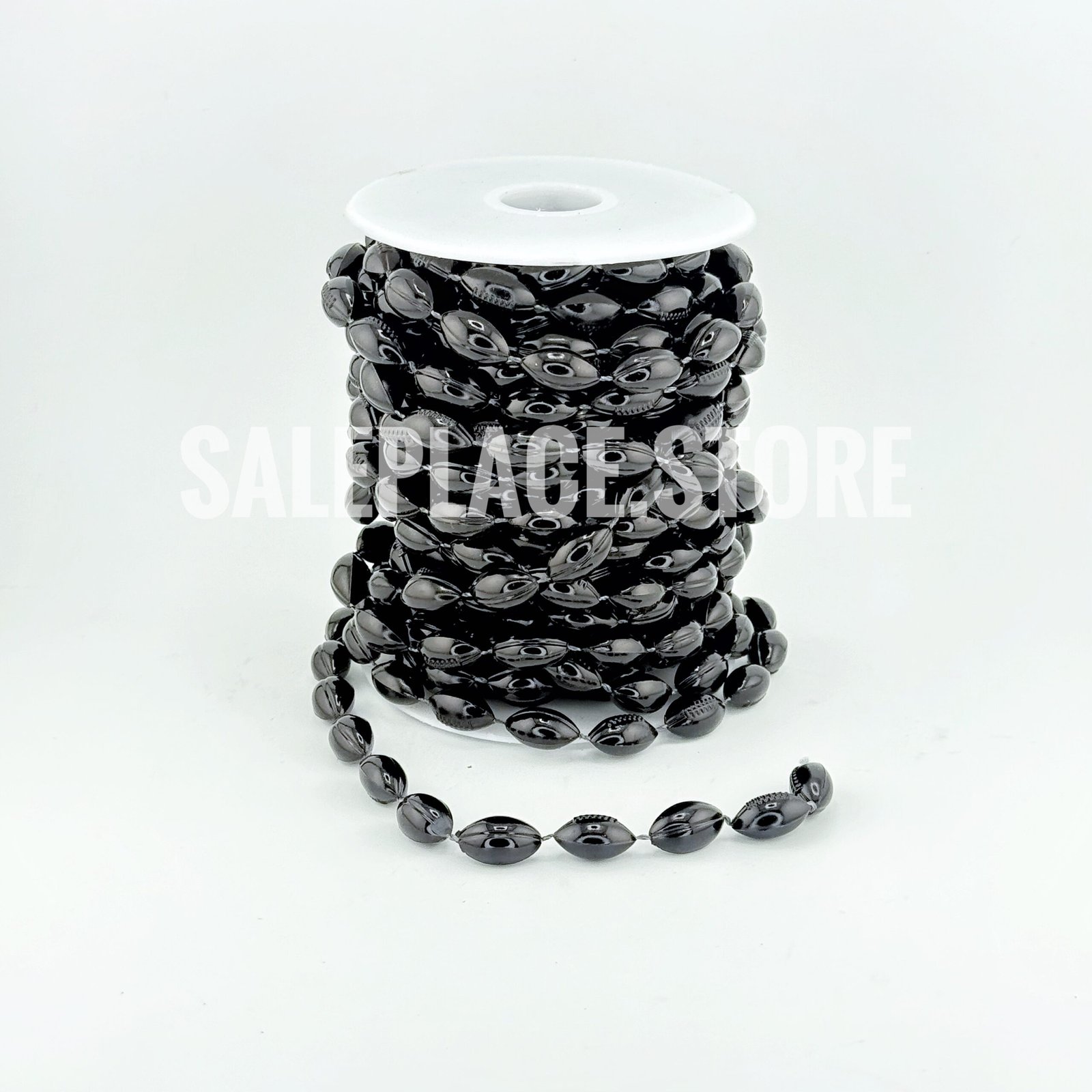 Garland - Mini Football Garland - 10 yds - Metallic Black