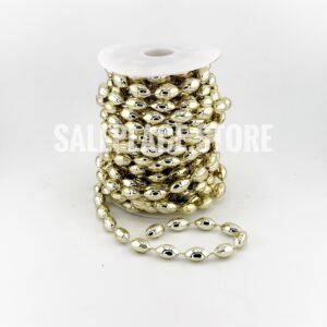 Garland - Mini Football Garland - 10 yds - Metallic Gold