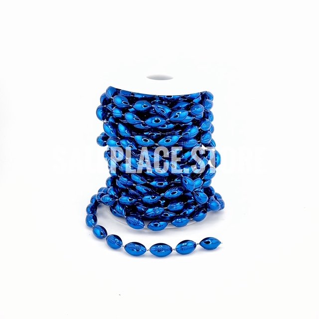 Garland - Mini Football Garland - 10 yds - Metallic Royal Blue