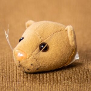 Add cougar pride to your DIY homecoming mums and garters! This 3" Cougar Head plush - 1 piece is perfect for school spirit, keychains, and crafts.