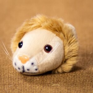 3" Lion Head Plush - 1 piece