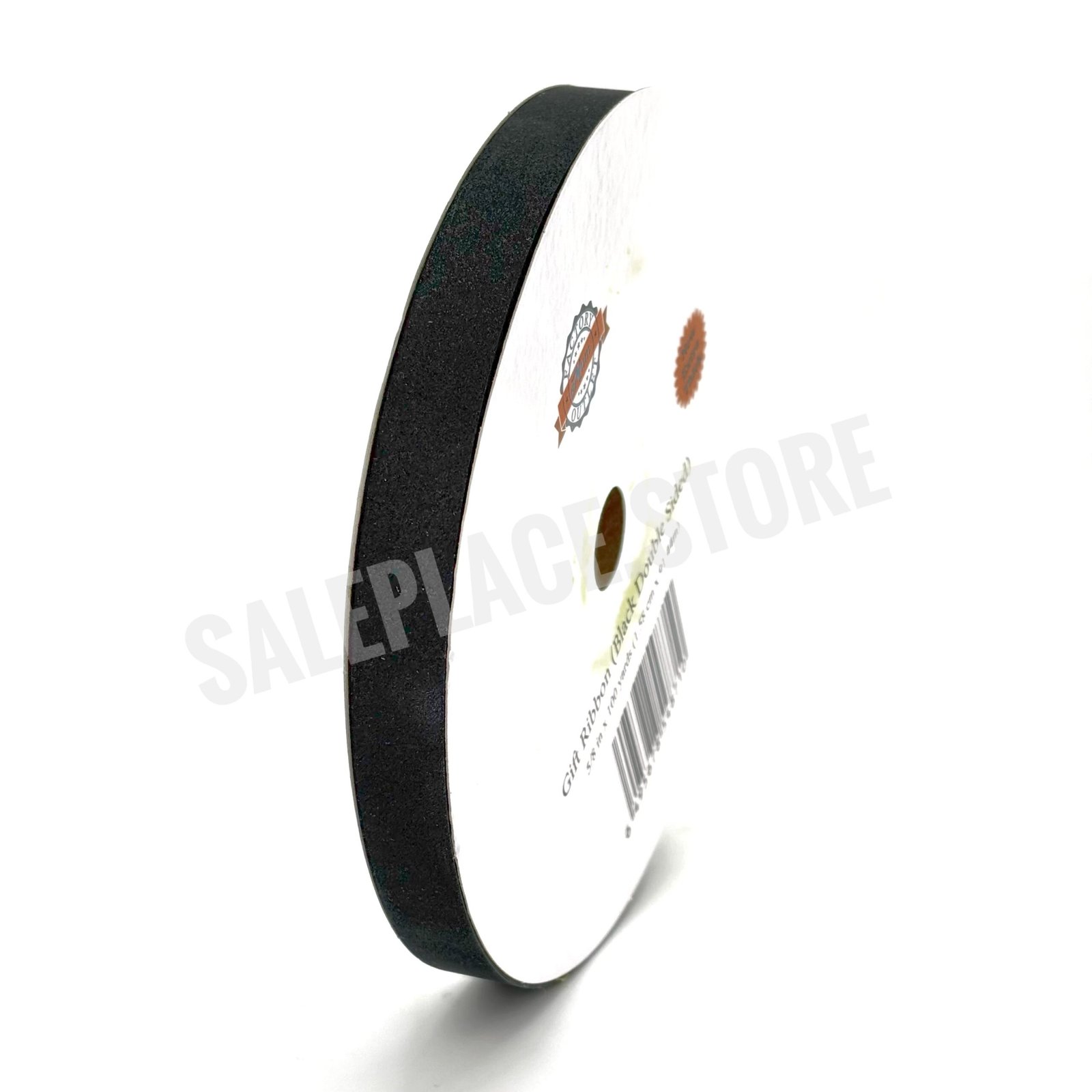#3 black diamond dust double sided ribbon