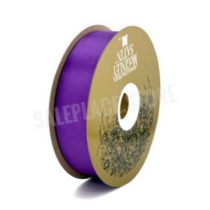 Ribbon - Satin Lustre (Gold Label) - #9 - 1  5/16" x 100 yds - Purple