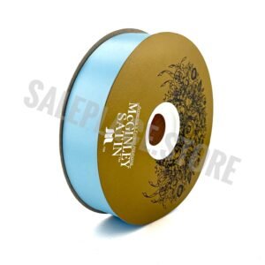 Satin Lustre homecoming mum ribbon #9 in Blue