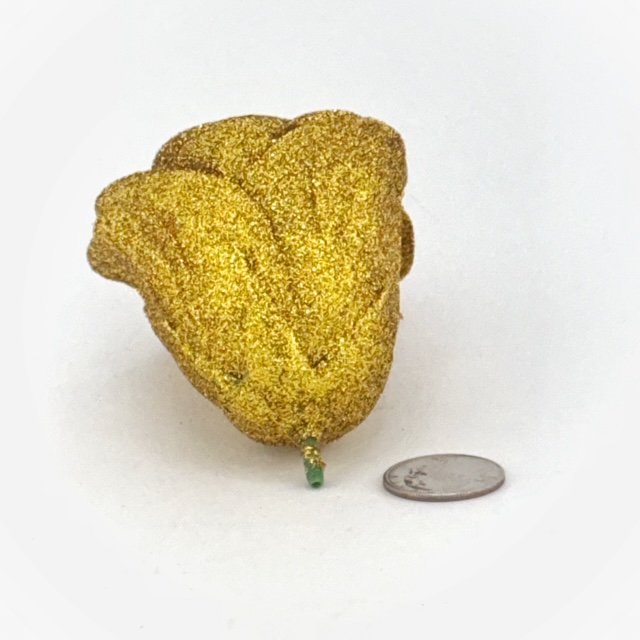 Flower - Glitter Rose - Gold (1 pc) - Image 2