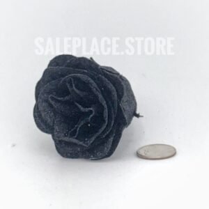 Black Glitter Rose for Homecoming mums