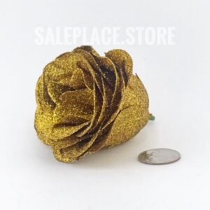 golden glitter rose