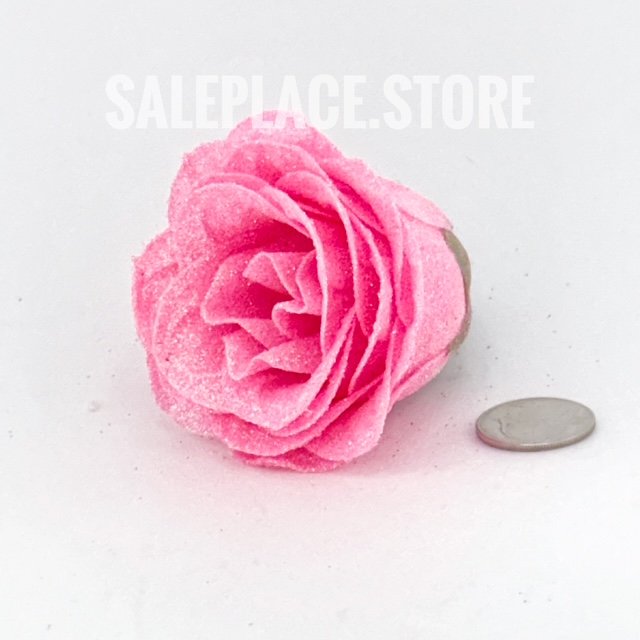Pink Glitter Rose for Homecoming mums