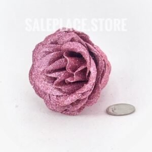 Mauve rose glitter rose for homecoming mums