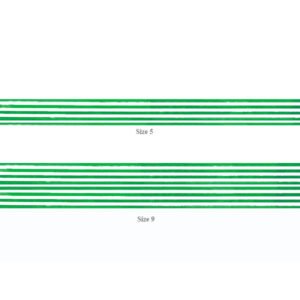 #9 Clear Stripe Ribbon