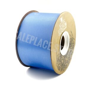 Ribbon - Satin Lustre / Luster (Gold Label) - #40 2.5" x 50 yds - Blue