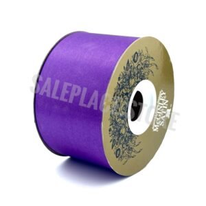Ribbon - Satin Lustre / Luster (Gold Label) - #40 2.5" x 50 yds - Purple