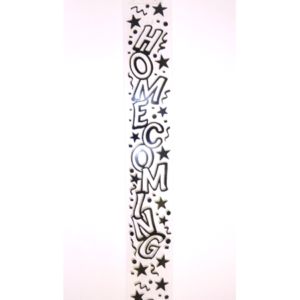 #9 Clear Homecoming Ribbon