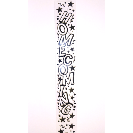 #9 Clear Homecoming Ribbon