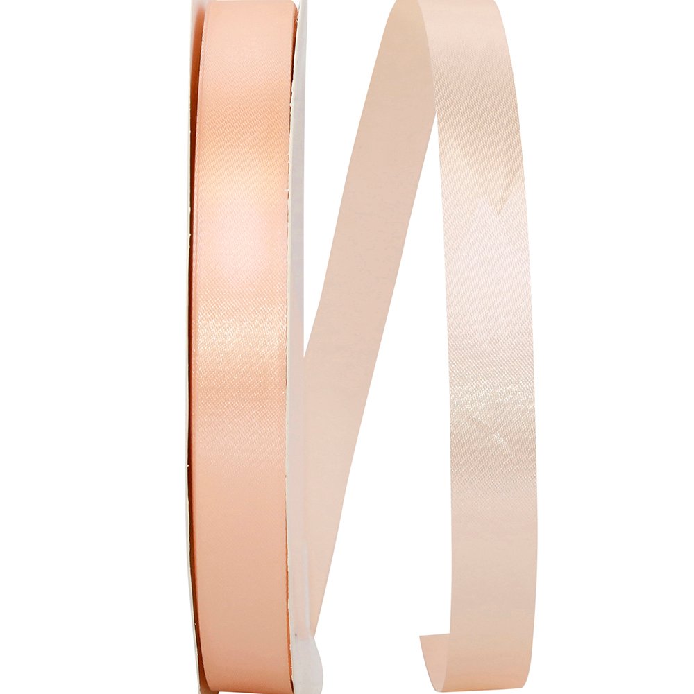 Petal Peach shade of Reliant ribbons Satin Allure 4700 line of homecoming mum ribbon.