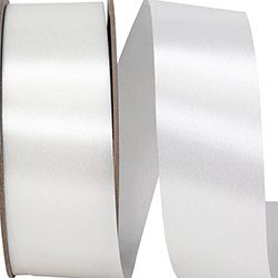 Ribbon - Satin Supreme - #16 - 1 7/8in x 100 yds - White