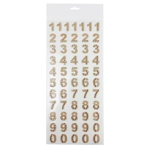 Rhinestone bling Homecoming Mum Sticker letters numbers 1 inch