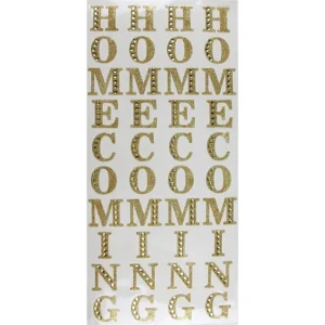 Rhinestone bling Homecoming Mum Sticker letters