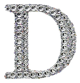 Sticker rhinestone silver