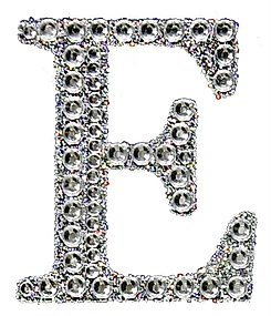 Sticker rhinestone silver