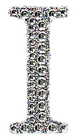 Sticker rhinestone silver