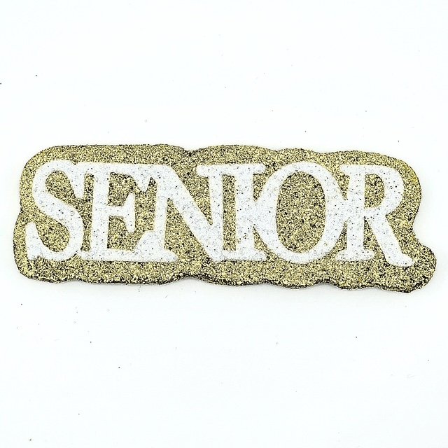 Foam - 4.5" SENIOR (12 pc) - Gold / White