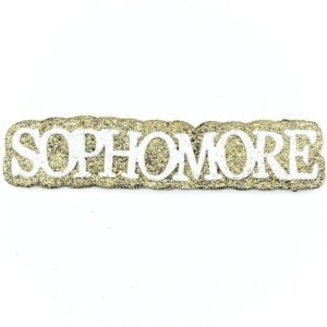 Foam - 6" SOPHOMORE (12 pc) - Gold / White