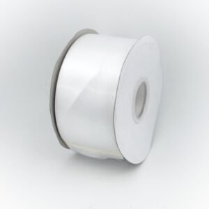 Ribbon - Double Faced Satin - #40 2.5 inch - 50yd - White