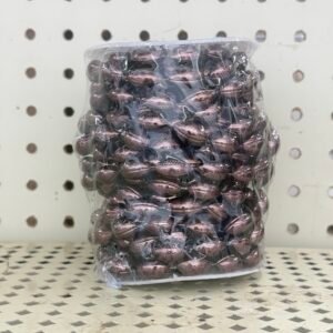 Garland on Roll - Mini Football - 10 yds - Metallic Brown (#1151)